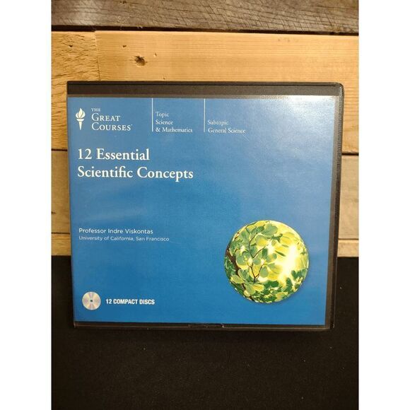 The Great Courses - 12 Essential Scientific Concepts Indre Viskontas 12 CDs - Picture 1 of 3